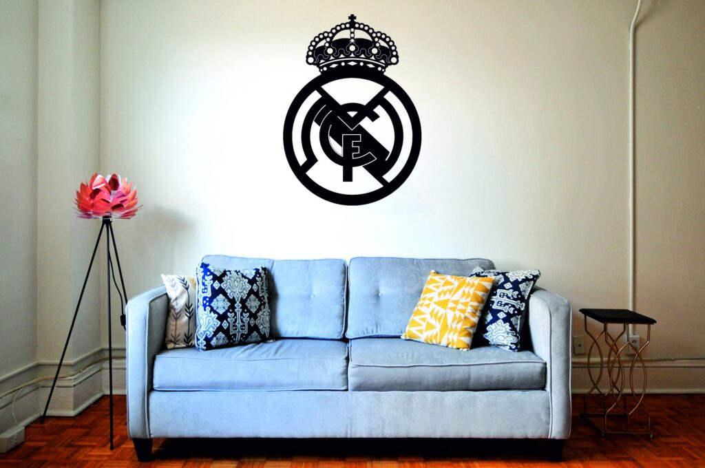 FONDO2SF Cuadro Real Madrid – 1 pieza, 30 × 30 cm